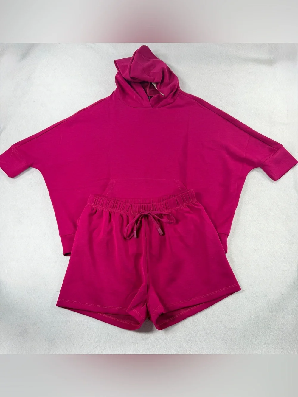 Mono B Plum Pink Modal Hooded Lounge Set NWOT Size Small